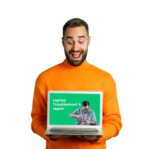 Laptop man